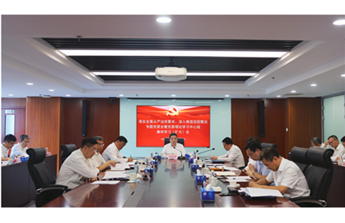 金年会集团召开落实全面从严治党要求、深入推进巡视整改专题党委会暨党委理论学习中心组集体学习（扩大）会